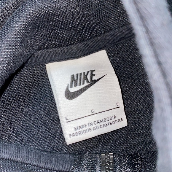 Nike Tech Fleece Zip up Hoodie Sweatpants Triple Black Sweatsuit Matching Set - Picture 5 of 10